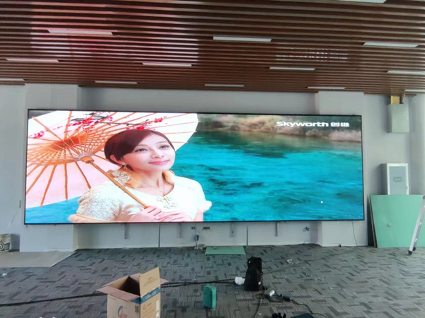 北京P1.53led小间距屏安装案例